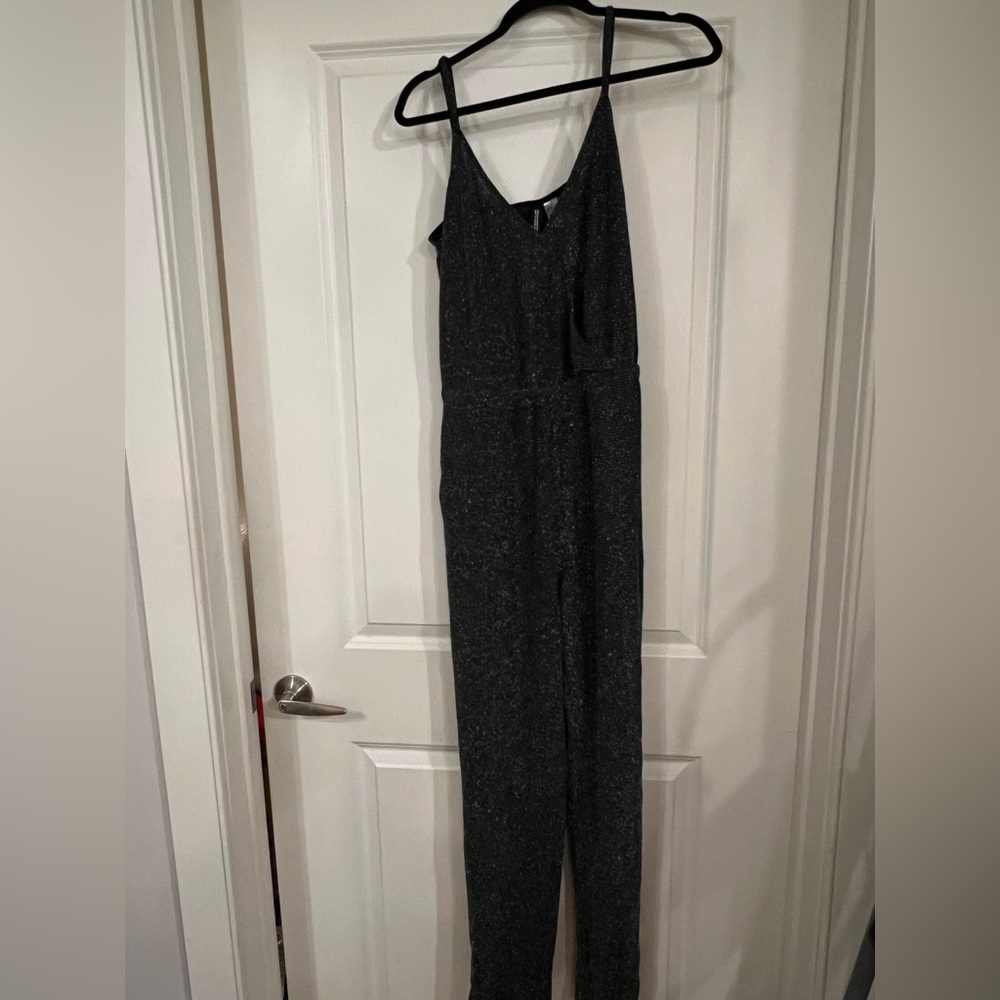 H&M Black and silver jumpsuit